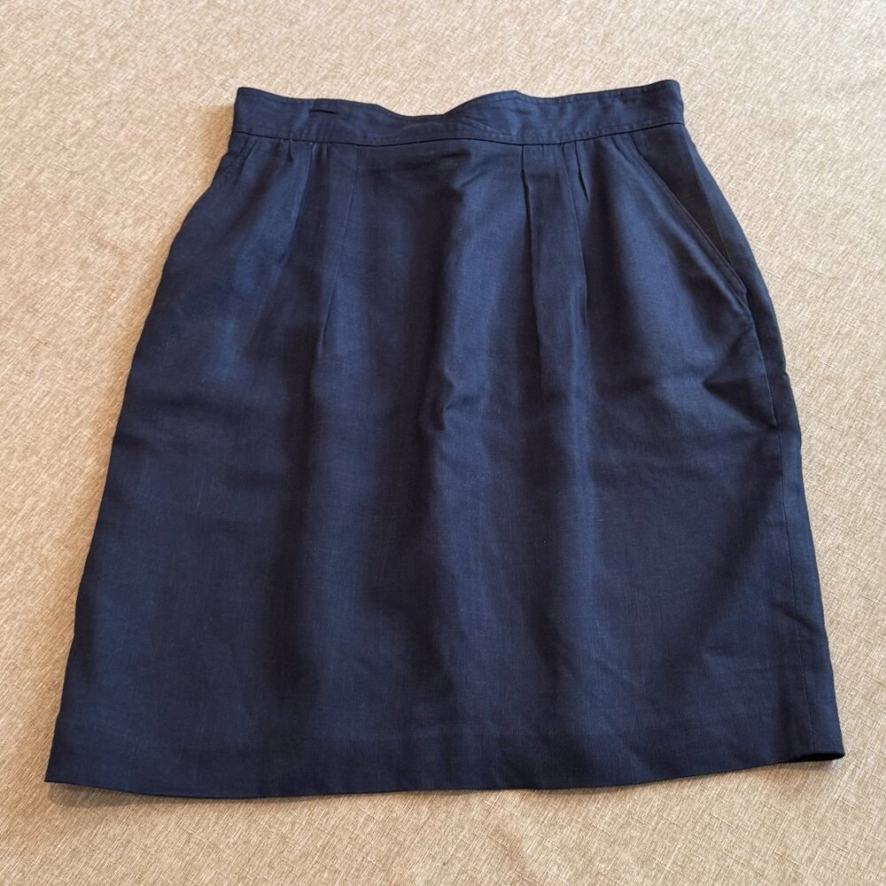 Heritage House Skirt - Navy Blue